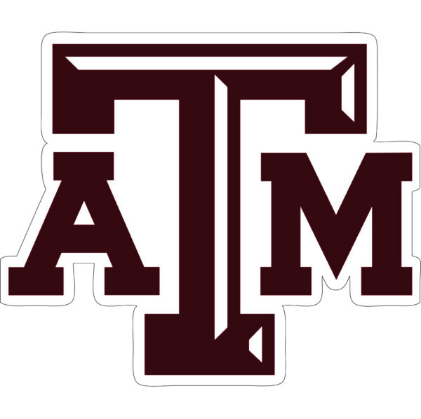 Texas A & M Aggies NCAA Football vinyl sticker