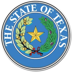 Texas State Seal Wall Window Car Vinyl Sticker