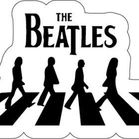 The Beaatles vinyl sticker
