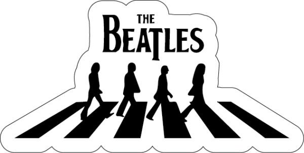 The Beaatles vinyl sticker