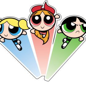 The Powerpuff Girls vinyl sticker