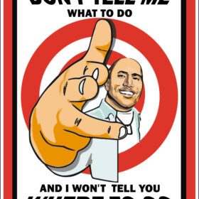 The Rock Advice vinyl sticker