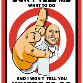 The Rock Advice vinyl sticker