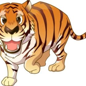 Tiger Wildlife Jungle Wall Window Car Vinyl Sticker Decal