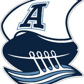 Toronto Argonauts Logo Argos Galley on Wave vinyl sticker printed vinyl decal