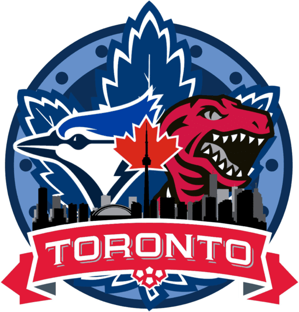 Toronto Blue Jays Dino vinyl sticker