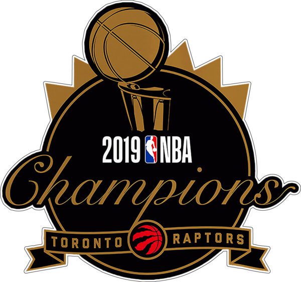 Toronto Raptors NBA Champion 2019 vinyl sticker