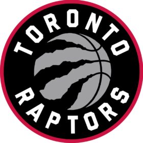 Toronto Raptors Logo Red vinyl sticker