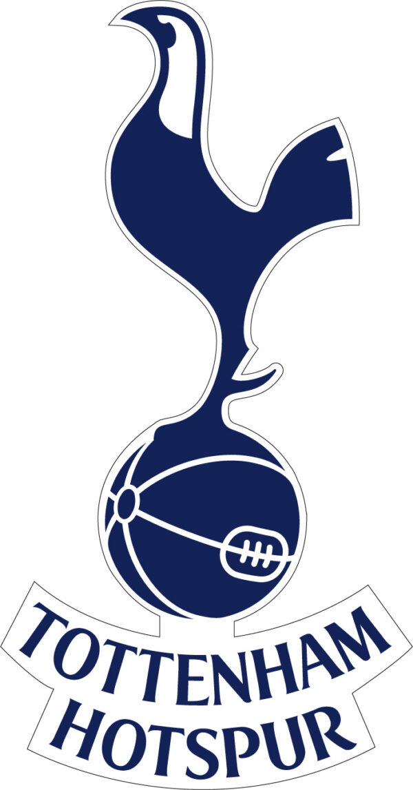 Tottenham Hotspur Professional Football Club Premier League Team Stylish Logo London Team Cockerel Crest vinyl sticker