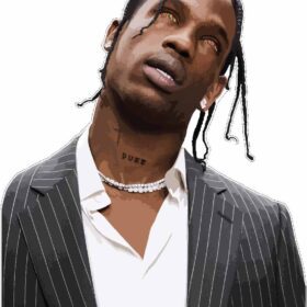 Travis Scott Psychedelic Eyes Rapper Vinyl Sticker