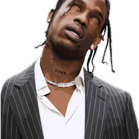 Travis Scott Psychedelic Eyes Rapper Vinyl Sticker