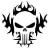 Tribal-Skull-Vinyl-Sticker-Decal-Punisher