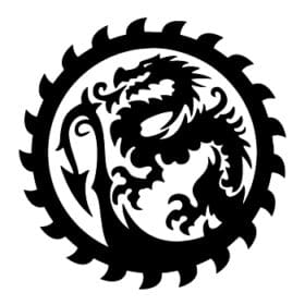 Tribal tattoo design Dragon Art Cutout Vinyl Decal