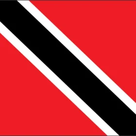 Trinidad & Tobago Standard Flag Wall Window Car Sticker