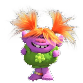 Trolls World Tour Legsly vinyl sticker