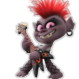 rolls World Tour Queen Barb vinyl sticker