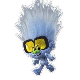 Trolls World Tour Tiny Diamond vinyl sticker