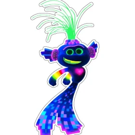 Trolls World Tour Trollex vinyl sticker
