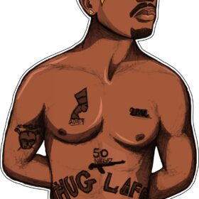 Tupac Amaru Shakur African Colors Bandanna Clothing