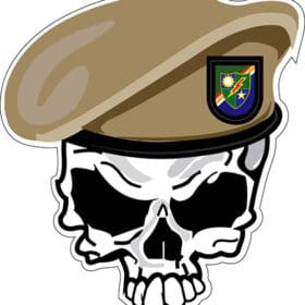US-ARMY-BERET-UNIT-RANGER-2ND-BATTALION-SKULL-Vinyl-Sticker
