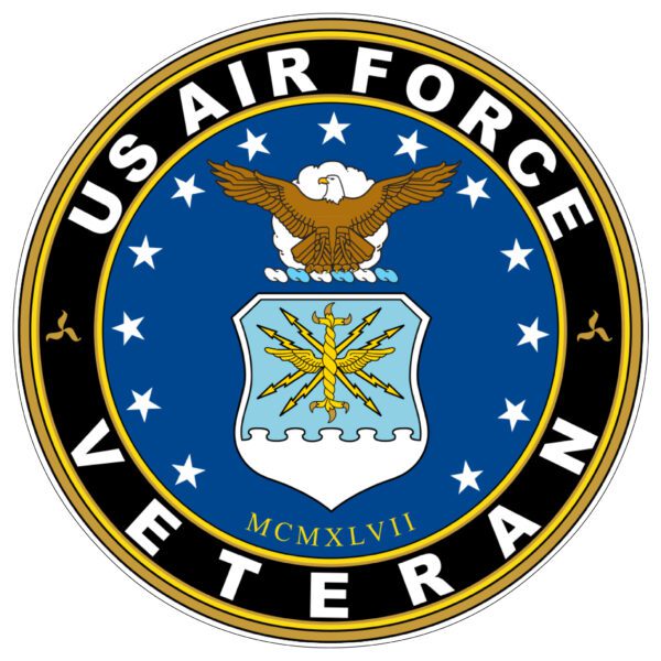 US Air Force Veteran vinyl sticker