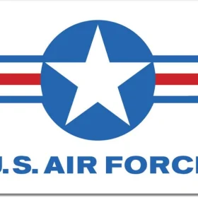 US Air Force Roundel Rectangle Emblem Wall Window Car Sticker Decal