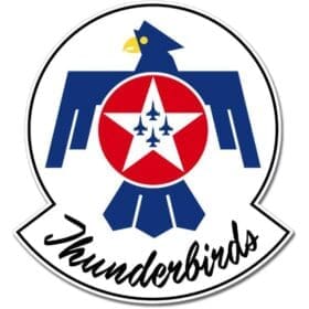 US Air Force Thunderbirds Emblem Wall Window Car Sticker Decal