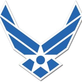 US Air Force Wings Emblem Wall Window Car Vinyl Sticker Decal