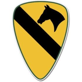 US Army 1st Cavalry Division Emblem Wall Window Sticker Decal