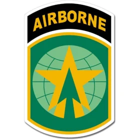 US Army Airborne 16th Military Police Brigade Emblem Sticker Decal
