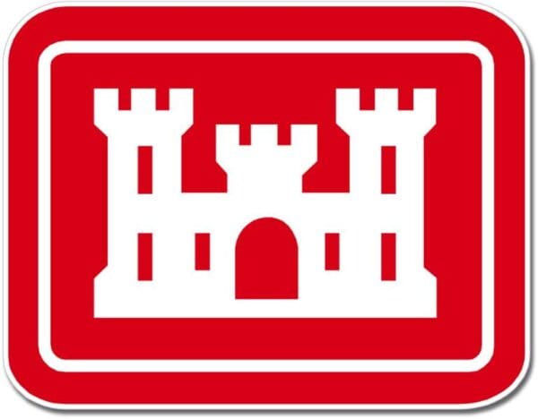 US Army Corps of Engineers Castle Emblem Sticker Decal