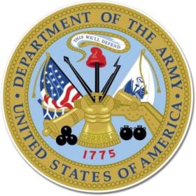 US Army Department of the Army Seal Wall Window Sticker Decal
