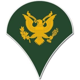 US Army Enlisted Rank Insignia Specialist Emblem Sticker Decal