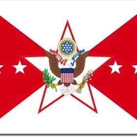 US Army Flag Vice Chief of Staff Wall Window Car Vinyl Sticker