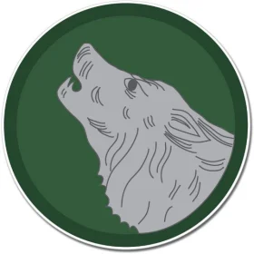 US Army Infantry 104th Division Timberwolf Emblem Sticker Decal