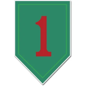 US Army Infantry 1st Division Big Red One Emblem Sticker Decal