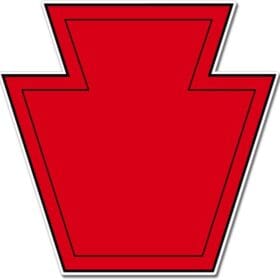 US Army Infantry 28th Division Keystone Emblem Sticker Decal
