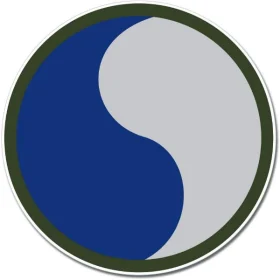 US Army Infantry 29th Division Blue & Gray Emblem Sticker Decal