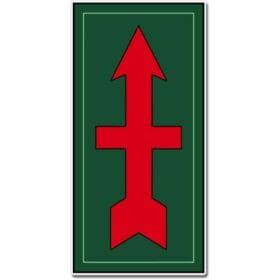US Army Infantry 32nd Division Red Arrow Emblem Sticker Decal