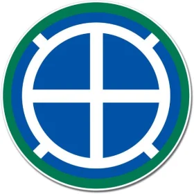 US Army Infantry 35th Division Santa Fe Emblem Vinyl Sticker