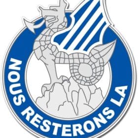 US Army Infantry 3rd Division Blue and White Devils Emblem Sticker Decal