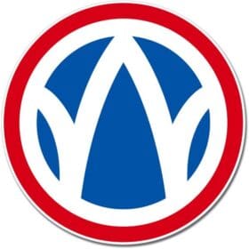 US Army Infantry 89th Division Rolling W Emblem Sticker Decal