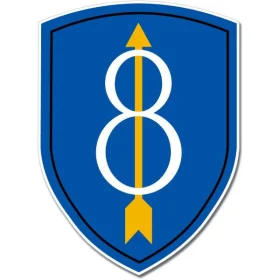 US Army Infantry 8th Division Pathfinder Emblem Sticker Decal