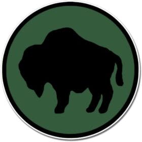 US Army Infantry 92nd Division Buffalo Soldiers Emblem Sticker Decal
