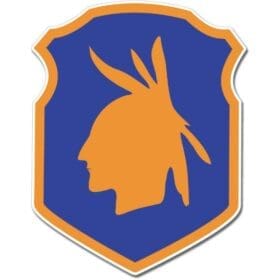 US Army Infantry 98th Division Iroquois Emblem Sticker Decal