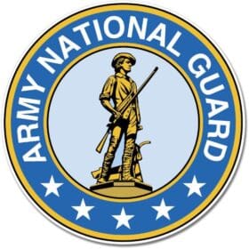 US Army National Guard Seal Wall Window Car Sticker Decal