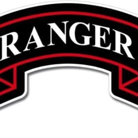 US Army Ranger Tab 3rd Battalion Emblem Sticker Decal