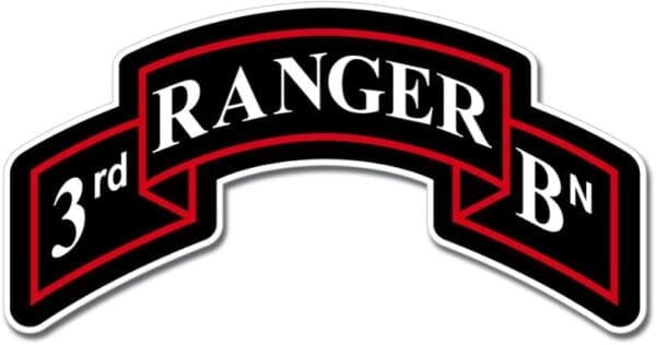 US Army Ranger Tab 3rd Battalion Emblem Sticker Decal