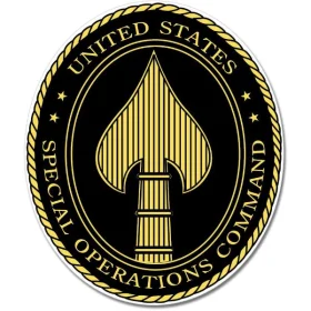 US Army Special Operations Command SPECOPS Emblem Sticker Decal