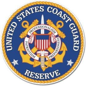 US Coast Guard Reserve Seal Wall Window Car Sticker Decal